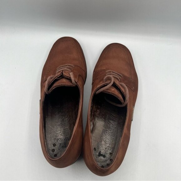 Mephisto Womens Moc Toe Lace Up Shoes Brown Nubuck Leather US 6.5 - Picture 8 of 11